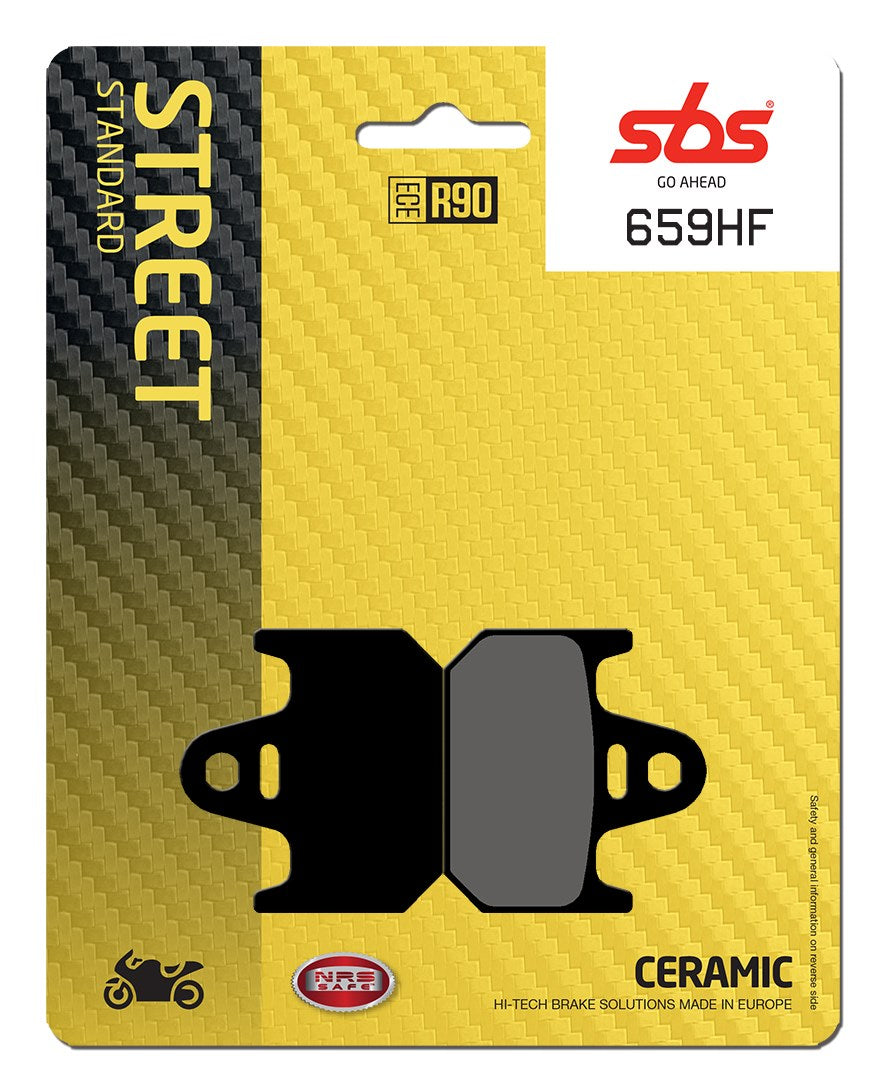 SBS FRICTION - Ceramic Rear Brake Pads (bendix packaging) - 659HF-