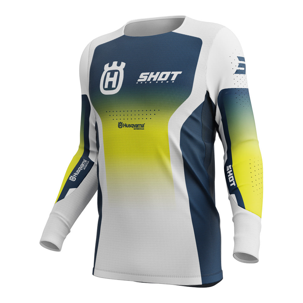 Shot Aerolite HVA Jersey Blue Small - 66-5102-08