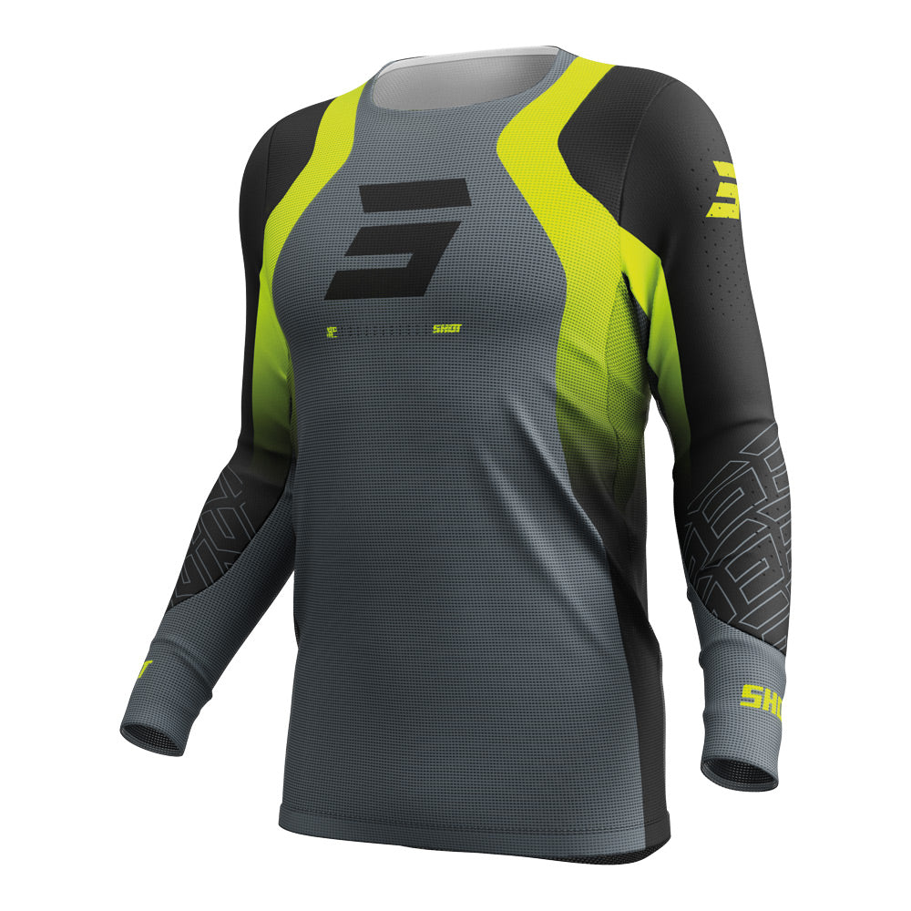 Shot Aerolite Ultra Jersey Neon Yellow Small - 66-5103-08