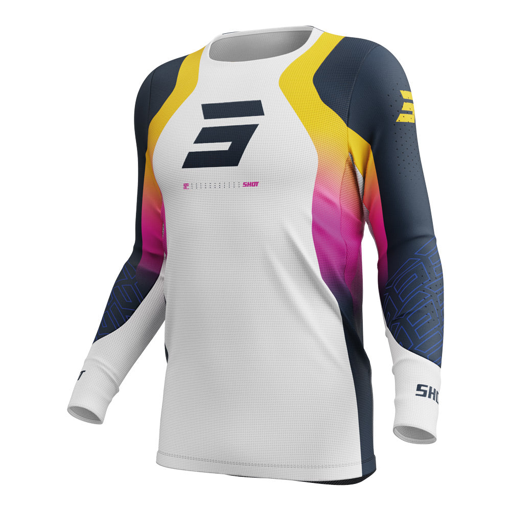 Shot Aerolite Ultra Jersey Blue/Orange/Pink Small - 66-5104-08