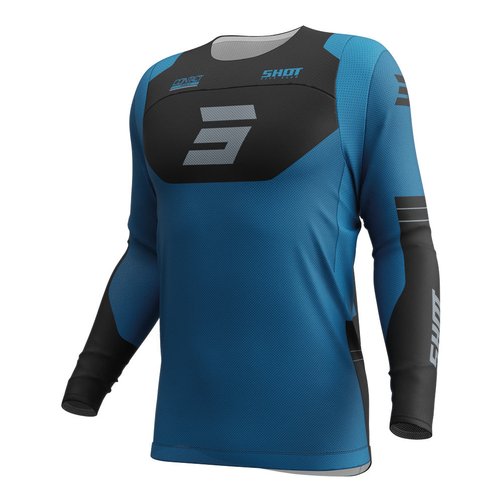 Shot Contact Shield Jersey Blue 2XL - 66-5112-12