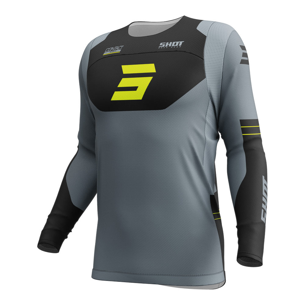 Shot Contact Shield Jersey Neon Yellow Medium - 66-5114-09