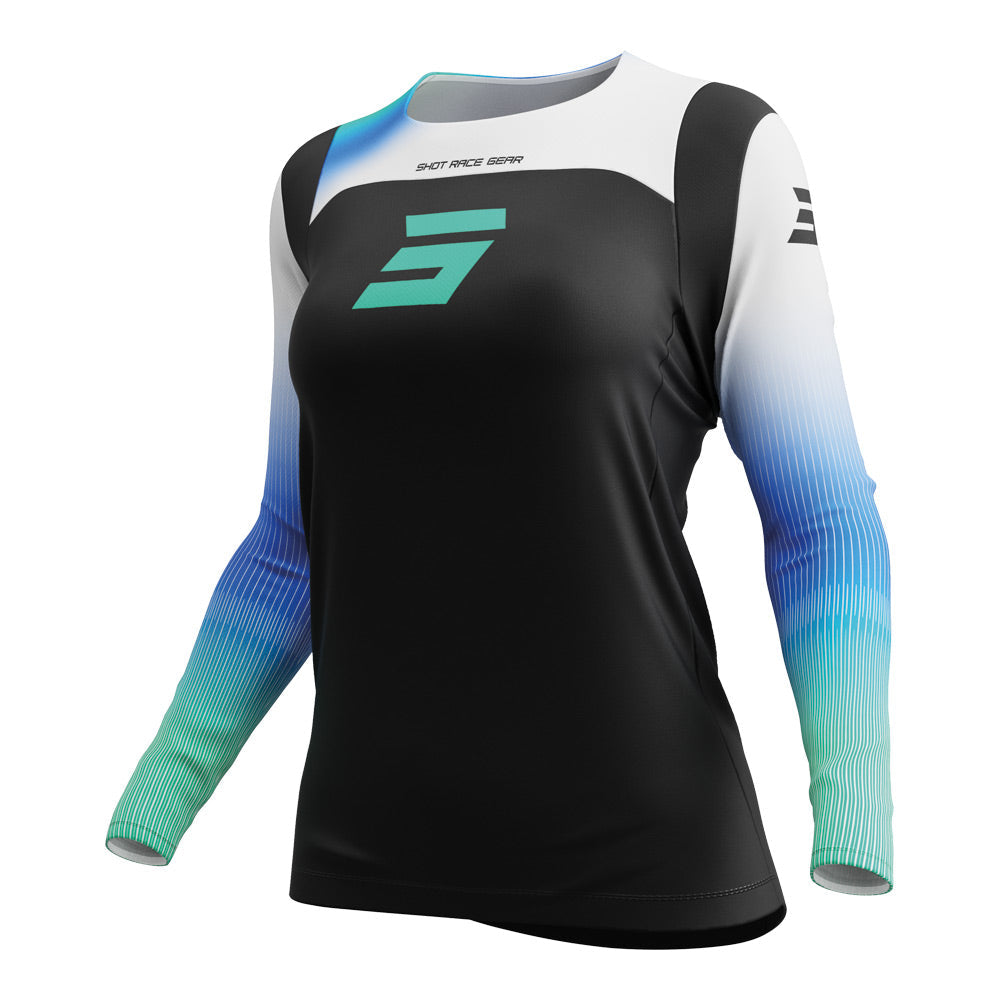 Shot Contact Hera Ladies Jersey Blue XL - 66-5117-11