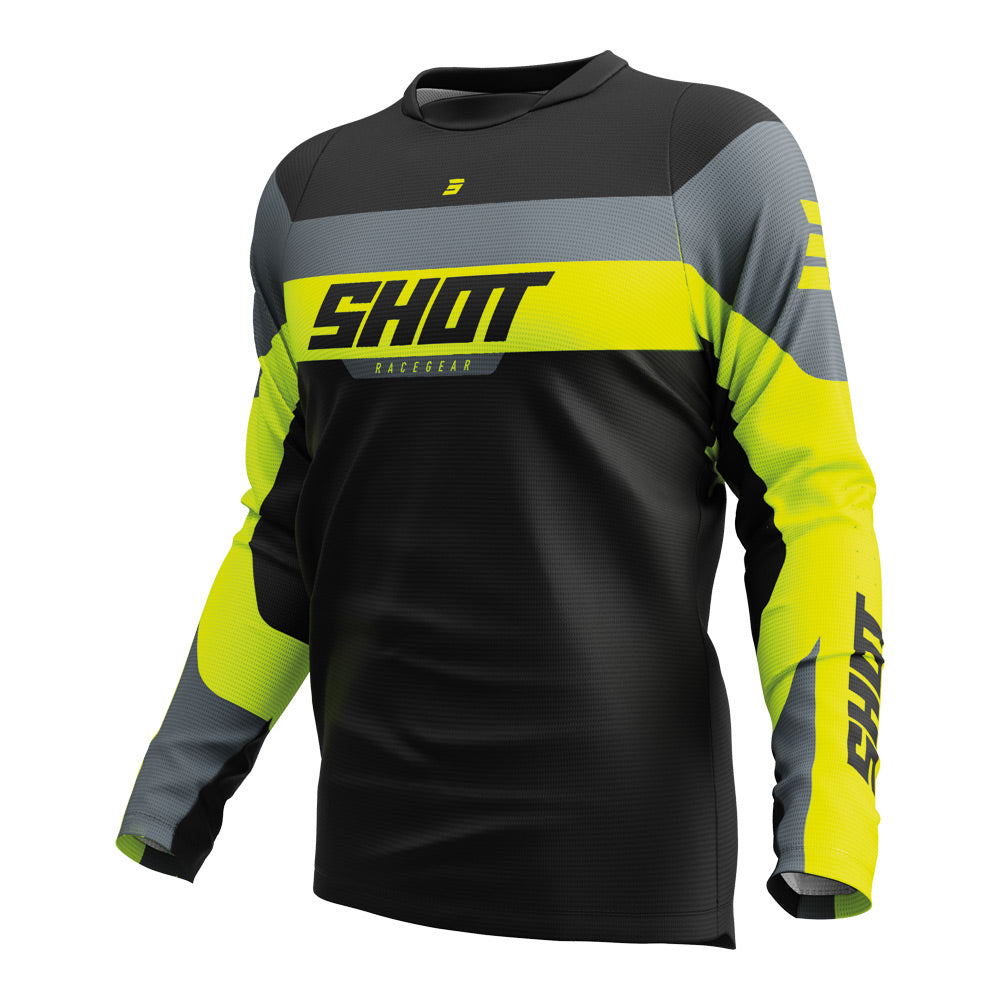 Shot Devo League Jersey Neon Yellow XL - 66-5122-11