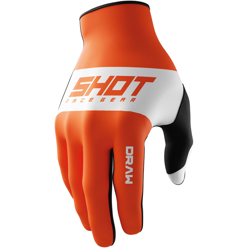Shot Draw Kid Sky Gloves Orange 4/5 - 66-5310-21