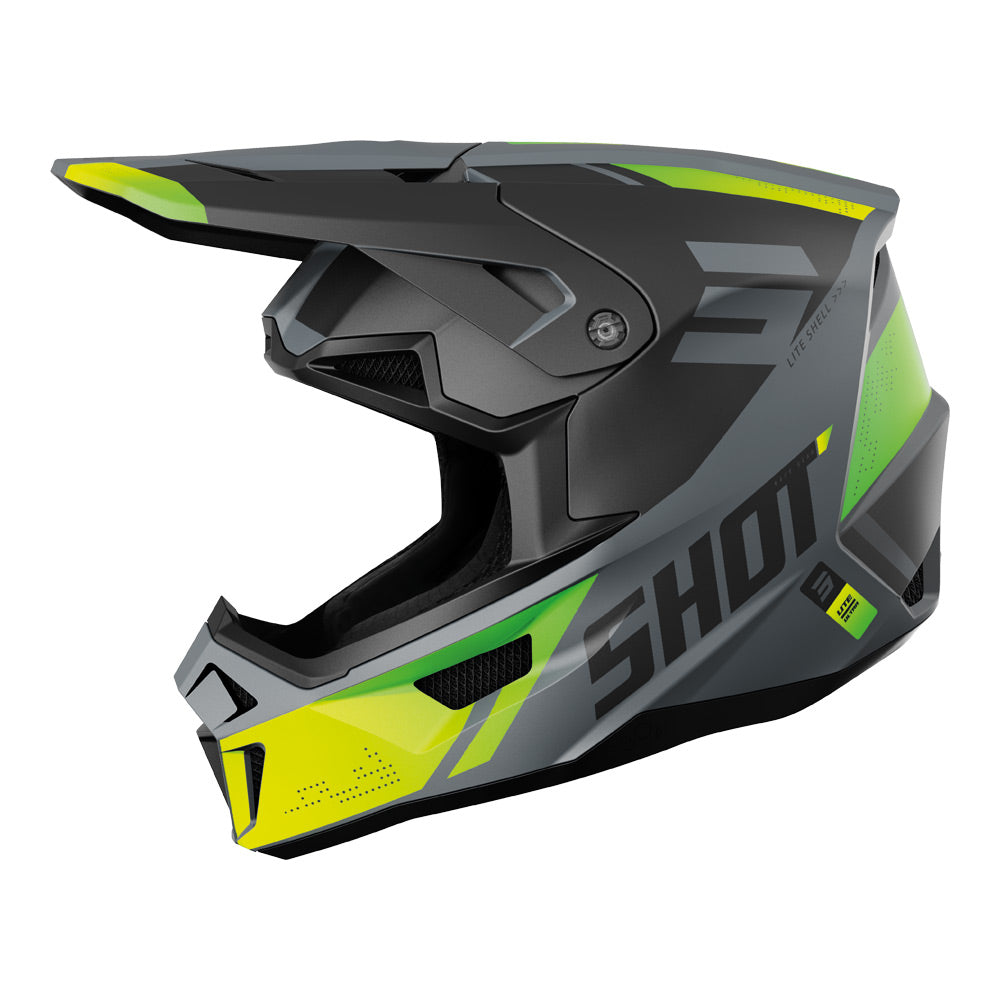 Shot Lite Ultra Helmet Neon Yellow Matt Medium - 66-5707-06