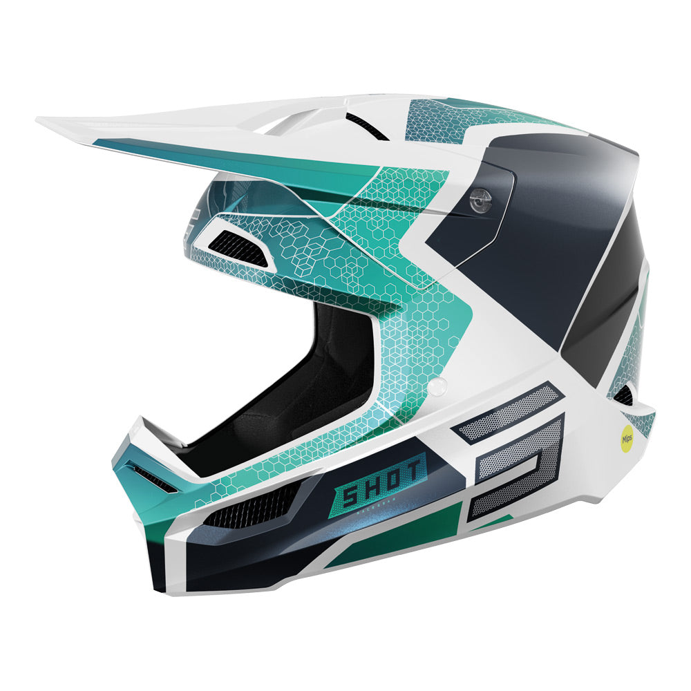 Shot Race Phaser Helmet Blue/Turquoise Pearly XL - 66-5712-08
