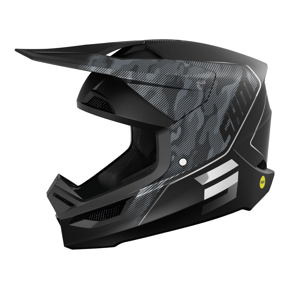 Shot Race Camo Tactic Helmet Black/Grey Matt Large - 66-5714-07