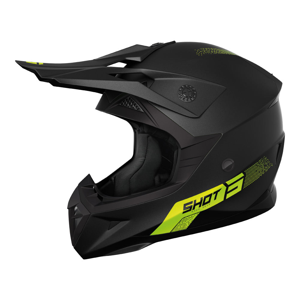 Shot Pulse Element Helmet Neon Yellow Matt XS - 66-5716-04