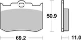 SBS FRICTION - Ceramic Front / Rear H-D Brake Pads - 662H.HF-