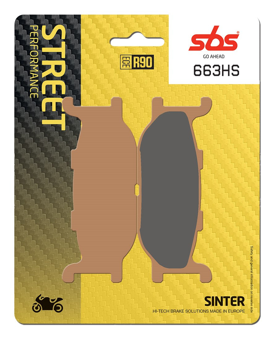 SBS FRICTION - Sinter Front Brake Pads (SBS 170) - 663HS-