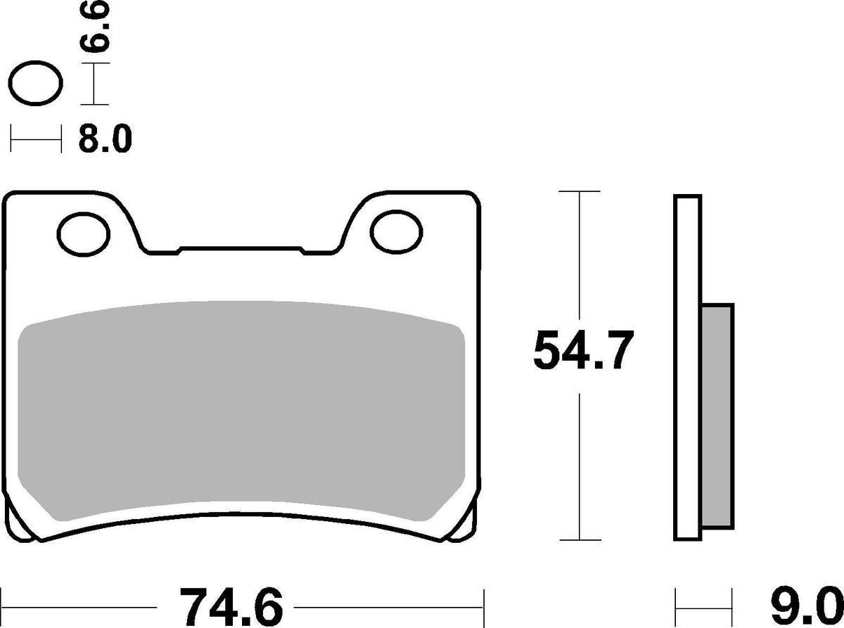 SBS FRICTION - Ceramic Front Brake Pads - 665HF-