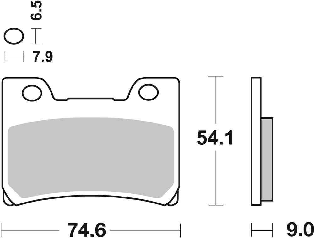 SBS FRICTION - Sinter Front Brake Pads - 665HS-