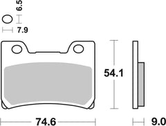 SBS FRICTION - Sinter Front Brake Pads - 665HS-