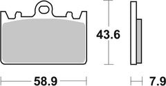 SBS FRICTION - Road Sport & Track Sinter Front Brake Pads - 666RST-