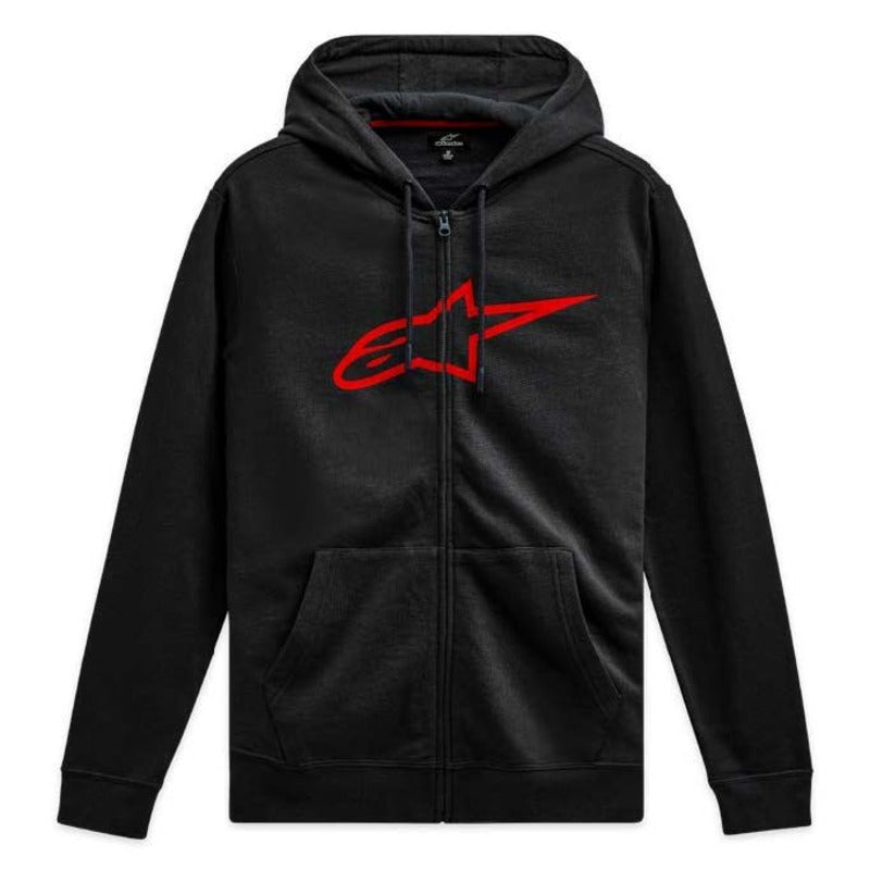 AGELESS ZIP HOODIE V3 BLACK/RED (1030)