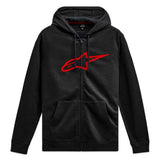 AGELESS ZIP HOODIE V3 BLACK/RED (1030)