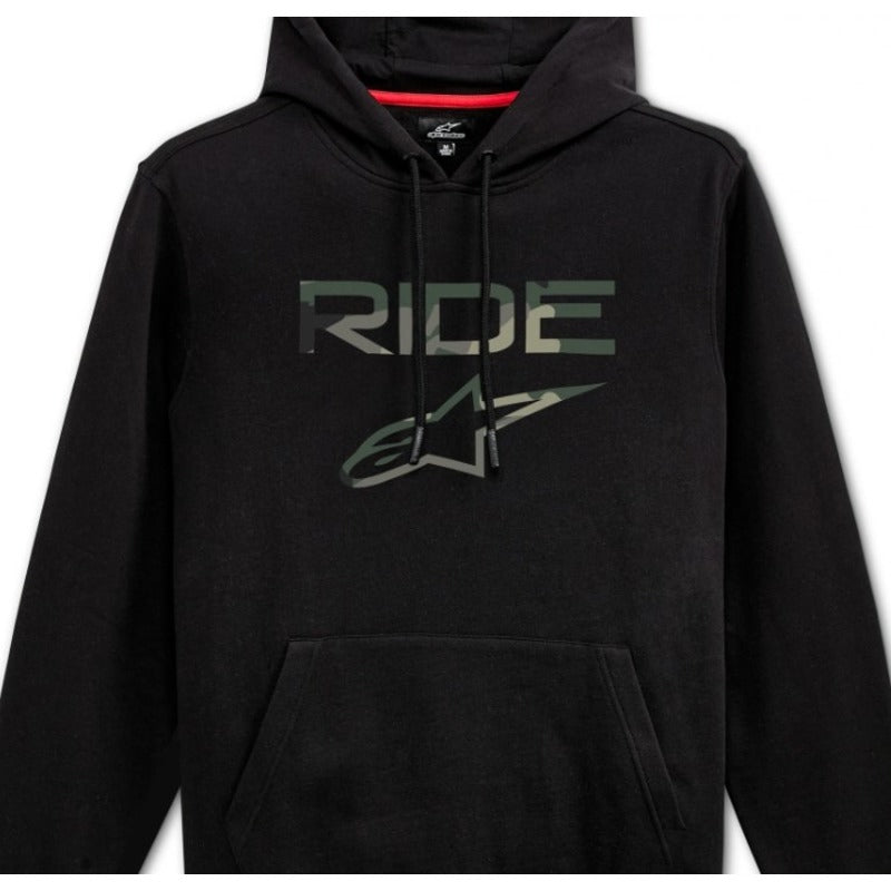 RIDE 2.0 CAMO HOODIE BLACK (0010)