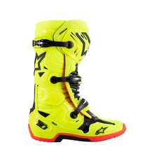 Alpinestars Tech 10 Boots Fluro Yellow-Black-Fluro Red