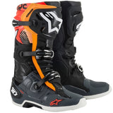 TECH 10 (MY20) BOOTS BLACK-GREY-ORANGE-FLURORED (1143)