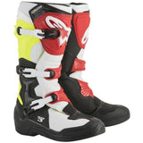 TECH 3 | BLACK WHITE FLURO YELLOW RED (1053) / 10 $#$