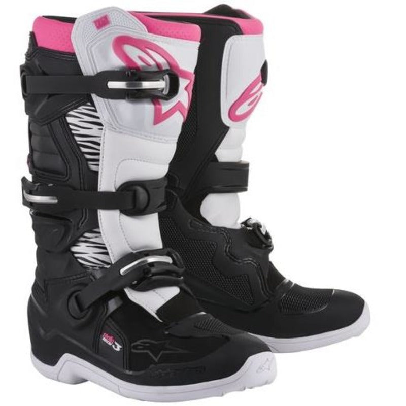 Alpinestars Womens Tech 3 Black White Pink / 07