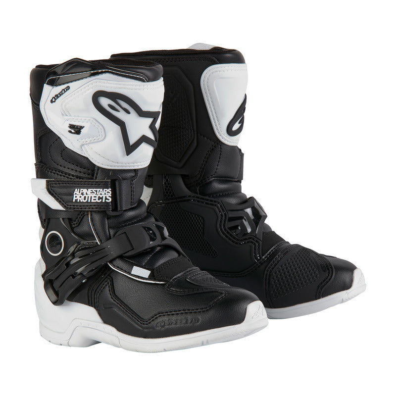 TECH 3S KIDS BOOTS WHITE-BLACK (0021)