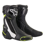 SMX PLUS V2 BOOT BLACK WHITE FLURO-YELLOW (0125)
