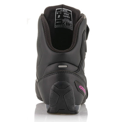 Alpinestars Womens Faster V3 Ride Shoe Black Fuchsia