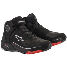 Alpinestars CRX Drystar Riding Shoes Black Camo Red