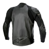 GP FORCE LEATHER JACKET AIRFLOW BLACK BLACK (1100)