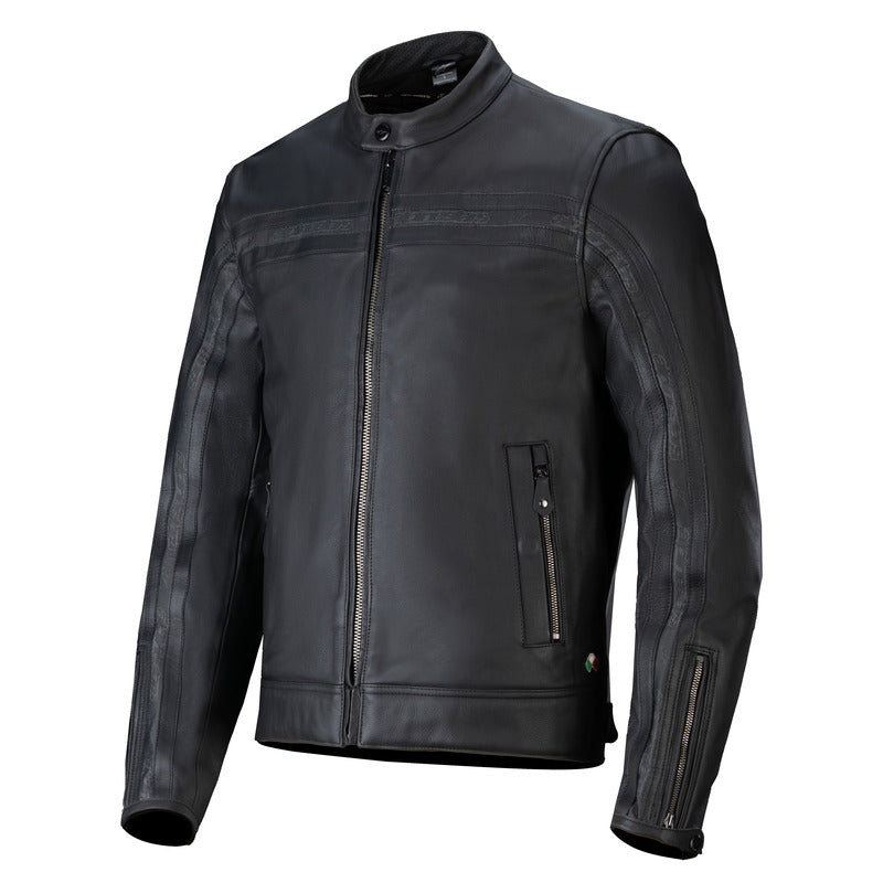 DYNO LEATHER JACKET BLACK BLACK (1100)