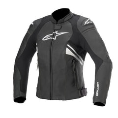Womens GP Plus R V3 Air LTH JKT Black White (0012)