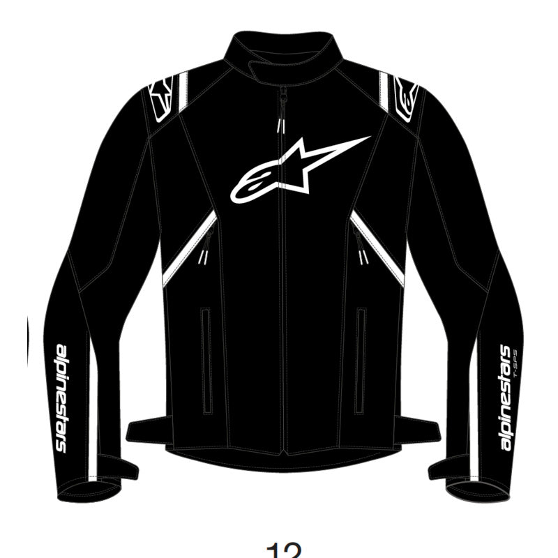 T-SPS V2 WP Jacket Black White (0012)