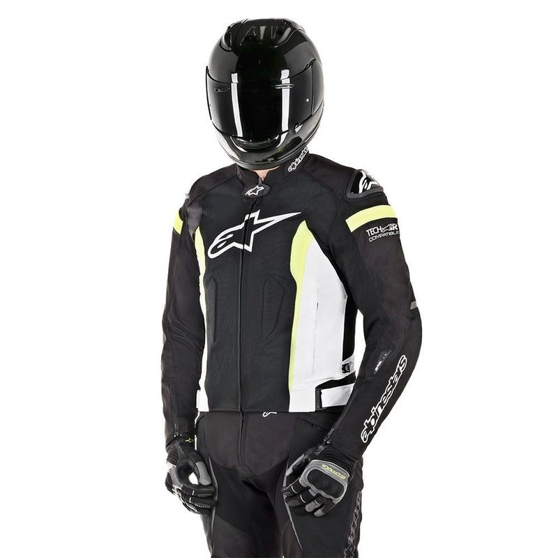 Alpinestars T Missile Air Tech Air Jacket Black Yellow-Fluro