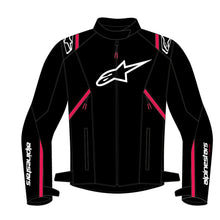 Alpinestars Womens T SPS V2 WP Jacket Black White Fluro-Red