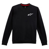 AGELESS CHEST CREW FLEECE BLACK (0010)