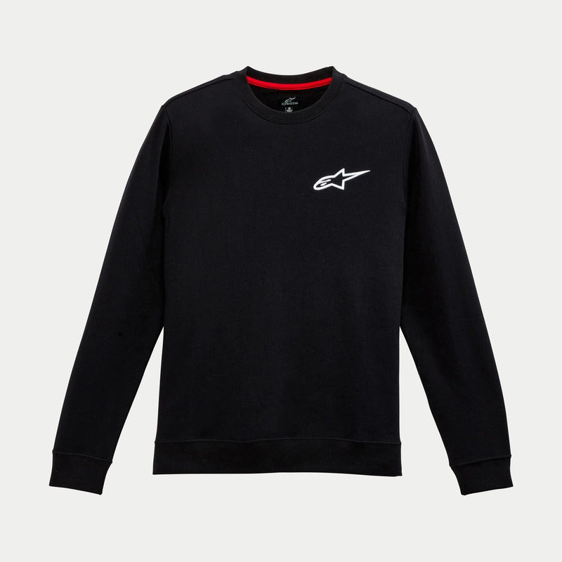 WOMENS CREW FLEECE BLACK (0010)