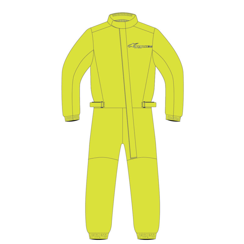 HURRICANE RAIN V2 SUITS FLURO-YELLOW (0055)