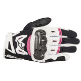 WOMENS SMX 2 AIR CARBON v2 GLOVE | BLACK WHITE Fuchia / 58