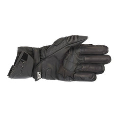 GP PRO R3 LEATHER GLOVE BLACK (0010)
