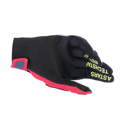 Alpinestars 2024 Techstar Gloves Lightblue Red Berry Black