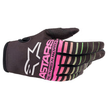 Alpinestars Radar Gloves Black-Green-Fluro Pink