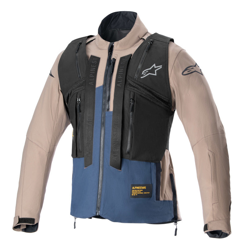 Alpinestars Techdura Jacket Falcon Brown-Night Navy