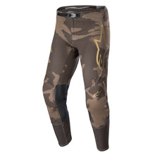 Alpinestars Supertech Pants LE Squad 23 Darkbrown Kangaroo Gold