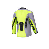 2025 KIDS RACER VEIL JERSEY GRAY FLURO-YELLOW (9157)