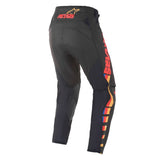 2021 YOUTH RACER VENOM PANTS BLACK BRIGHT RD ORANGE (1344)