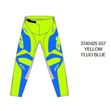 Alpinestars 2025 Youth Racer Veil Pants Fluro-Yellow Blue