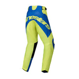 2025 YOUTH RACER VEIL PANTS FLURO-YELLOW BLUE (0557)