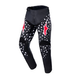 2023 YOUTH RACER NORTH PANTS BLACK NEON RED (1397)